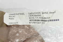 KL Capuchon parka desert nieuw in verpakking - one size - nieuw - origineel
