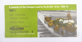 Naslagwerk British Army 1939-1945 Gun Tractors bridging vehicles Ambulances