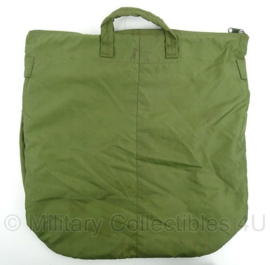 Defensie helm tas gevoerde helmtas - merk Gentex BG9003 licht gebruikt - afmeting 49 x 31 cm - zeldzaam - origineel