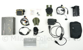 Complete Narce Quietpro Tactical headset set met draagtas en koptelefoon - met clawmount - met nato 7 pin voor PCR 148 152 - origineel