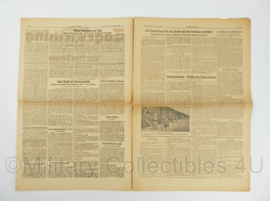 WO2 Duitse krant Tageszeitung nr. 211 9 september 1943 - 47 x 32 cm - origineel