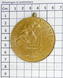 Stichting 4-Stromenland Fruitcorso Tiel 1967 medaille - 7 x 6 cm - origineel