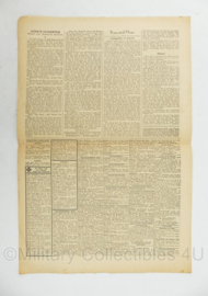 WO2 Duitse krant Frankische Tageszeitung nr. 197 23 augustus 1944 - 47 x 32 cm - origineel
