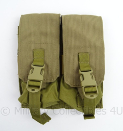 KL Nederlandse leger en US Army M-4 Double mag pouch 2 mags per pouch - Eagle Industries - ongebruikt - 17 x 20 x 1,5 cm - origineel