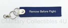 Amsterdam Aviation Association Remove Before Flight sleutelhanger - 19 x 3 cm - origineel