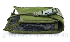 Defensie of US Army Groene Molle opbouwtas voor magazijn of portofoon - 17 x 9 x 4 cm - origineel