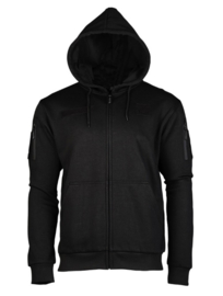 Tactical Hoodie Sweatshirt met klittenband - BLACK