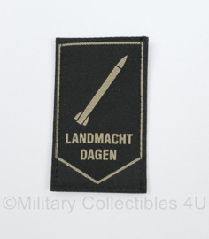 KL Nederlandse leger Landmacht dagen Landmachtdagen embleem met klittenband - 8,5 x 5 cm - origineel