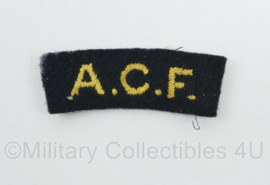 British Army shoulder title ENKEL ACF Army Cadet Force - 6 x 2 cm - origineel