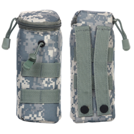 Koppeltas airsoft BB fles - Molle draagsysteem - 20 x 7 x 7 cm ACU camo