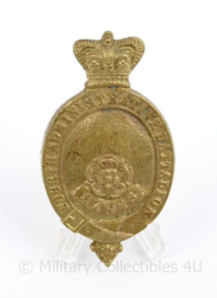 WW2 fourth administrative battalion cap badge - 7 x 4 cm - origineel
