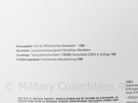 Duitse militaire stafkaart C3910 Rheine - 1 : 100.000 - 74 x 56 cm - origineel