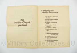 WO2 Duits blad Deutscher Bilderdienst NSDAP 1938 NS Lehrverbandes - 40 x 30 cm - origineel