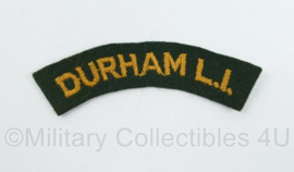 British Army shoulder title ENKEL Durham LI Light Infantry - 10 x 3 cm - origineel
