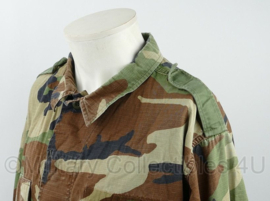 US Army en KMARNS Korps Mariniers uniform jas - vorig model met groene epauletten - maat Large - gedragen - origineel