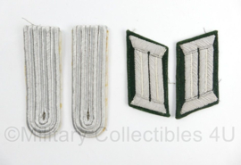 WO2 Duitse Leutnant Infanterie epauletten en kraagspiegels - replica