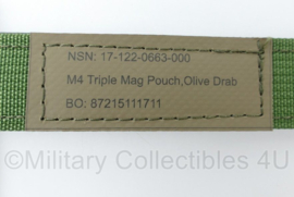 Profile Equipment MOLLE M4 Triple Mag Pouch Olive Drab - nieuw - 25 x 3 x 20 cm - origineel