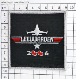 Klu Luchtmacht embleem Leeuwarden 2006 - 9 x 9 cm - origineel