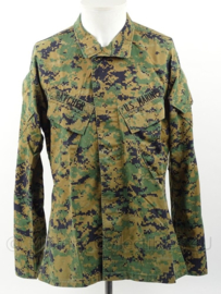 USMC US Marine Corps Marpat BDU camo jas met insignes - maat Small-short - origineel