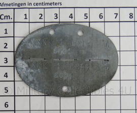 WO2 Duitse erkennungsmarke - NSKK Brigade - afmeting 7 x 5 cm - origineel