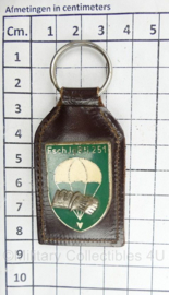 Bundeswehr FschJgBtl 251 Fallschirmjägerbataillon 251 sleutelhanger - 8 x 4 cm - origineel