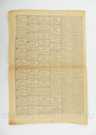 WO2 Duitse krant Frankische Tageszeitung nr. 47 25 februari 1944 - 47 x 32 cm - origineel