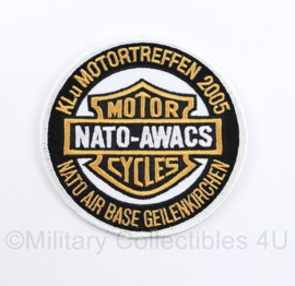 KLu Motortreffen 2005 Motorcycles Nato air base Geilenkirchen embleem - diameter 9 cm - origineel