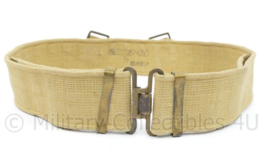 Wo2 Britse Webbing Koppel khaki 1942 BSC- maat Small - 82 x 5,5 cm - origineel