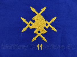 Nederlands leger halsdoek 11 Verbindingsbataljon - blauw - origineel