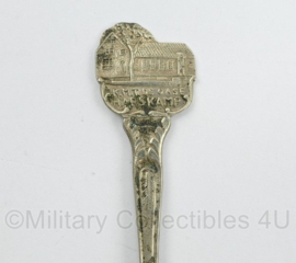 KL Nederlandse leger verzilverde theelepel KMT Katholiek Militair Tehuis De Oase Harskamp - 12,5 x 2 cm - origineel