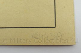 WO2 Duitse brief 1940 - konzentrationslager Dachau 3k - afmeting 30 x 21 cm - origineel
