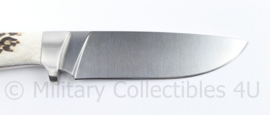 Boker Arbolito Hunter Hertshoorn knife in lederen schede  N695 Steel - lengte 24 cm -  origineel