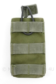 Defensie, Korps Mariniers en US Army groene MOLLE pouch Single Magazin M4 en Diemaco -  13 x 7,5 x 2,5 cm - origineel