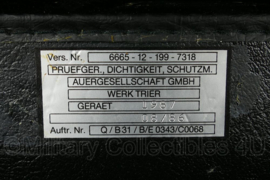 Auer gasmasker dichtheid meter in koffer - 41 x 11 x 32 cm - nieuw - origineel