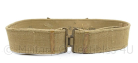 Wo2 Britse P37 Koppel khaki 1942 - messing gespen - 86 x 5,5 cm - origineel