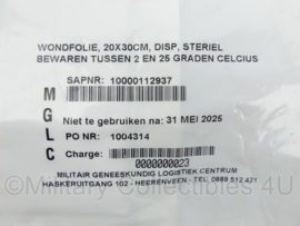Suprasorb F 20 cm. x 30 cm. wondfolie disp steriel - t.h.t. 31 mei 2025 - nieuw geseald