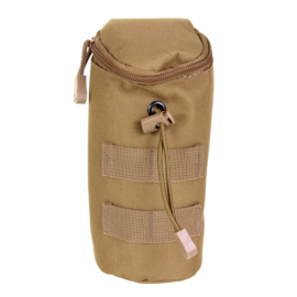 Koppeltas airsoft BB fles - Molle draagsysteem - 20 x 7 x 7 cm - coyote