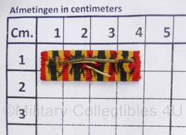 Belgische leger ABL  medaille balk, militaire medaille eerste klasse - 4 x 1,5 cm - origineel