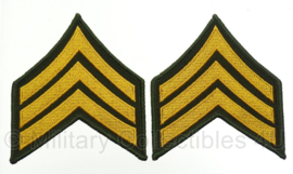 US Army rangen set Vietnam oorlog - Sergeant - 9 x 8 cm