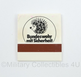 BW Bundeswehr mit Sicherheit lucifers in doosje - 6,5 x 5 cm - origineel