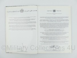Herinneringsboek ISAF 3  International Security Assistance Force - 21,5 x 1,5 x 30 cm - licht gebruikt - origineel