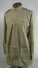 Brits Leger Overhemd khaki - nieuw in verpakking - maat 36 tm. 41 - origineel