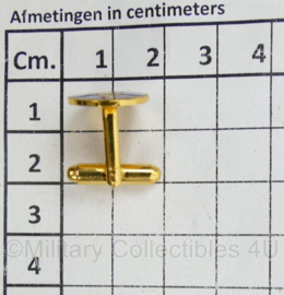 Defensie MDD Maatschappelijke Dienst Defensie manchetknopen PAAR - 2 x 1,5 cm - origineel