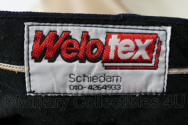 Nederlandse Brandweer broek met logo- merk Welotex Schiedam - maat 44 - gedragen - origineel