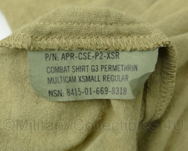 Crye Precision Combat Shirt G3 Permethrin Multicam UBAC - maat Extra Small Regular - gedragen - origineel