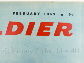 The British Army Magazine Soldier February 1959 - 30 x 22 cm - origineel