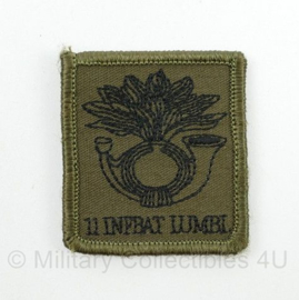 KL Nederlandse leger KMS Noord Koninklijke Militaire School Noord borstembleem met klittenband - 5 x 5 cm - origineel