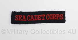 Canadese leger Sea Cadet Corps shoulder title - 10,5 x 2,5 cm - origineel