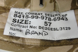 Combat Boonie Hat - Desert DPM -  British Army Issue - 54 of 57 cm. -origineel