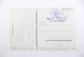 WO1 Duitse Postkarte 1916 Furs Vaterland met eenheid stempel - 14,5 x 9 cm - origineel